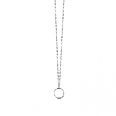 Setting for close-set necklace White gold